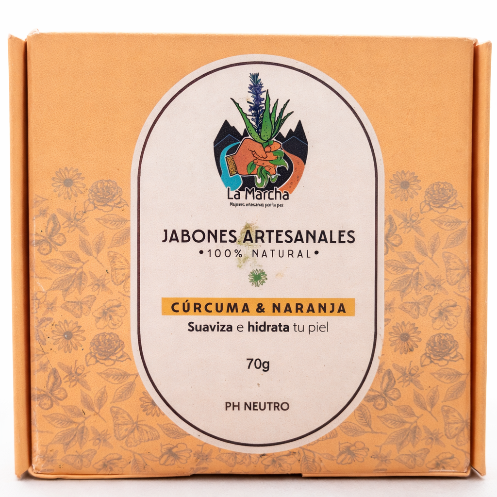 Jabón Artesanal | Cúrcuma y Naranja
